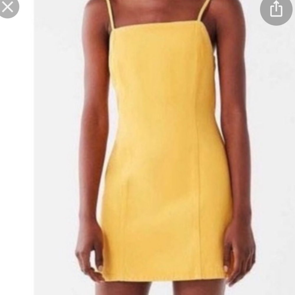 BDG by Urban outfitters denim yellow dress